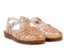 Sandálias femininas MELISSA Melissa Possession brilhantes em ouro macio Uk6RRP £67.99 TB13 comprar usado  Enviando para Brazil