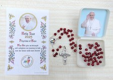 Rosario rosso papa usato  Italia