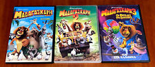 MADAGASCAR 1-2-3 COMPLETE 3x DVD SET / DREAMWORKS English Greek REGION-2 Used comprar usado  Enviando para Brazil