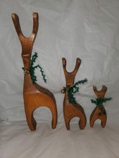 Rustic wooden reindeer for sale  Martinsburg