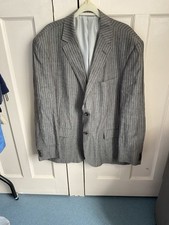 Grey stripe linen for sale  YORK