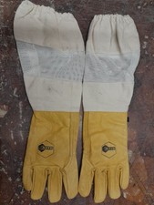 Leather beekeeping gloves for sale  NORTH WALSHAM