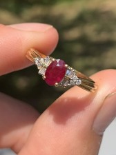 Gold diamond ruby for sale  BRIGHTON