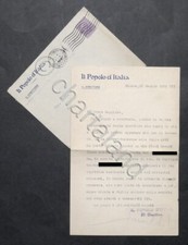 Lettera con autografo usato  Vimodrone
