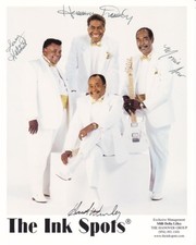 Ink spots autographed for sale  USA
