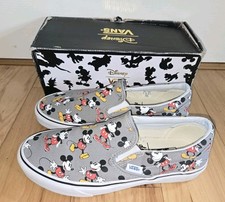 Tênis Vans Slip On Disney Mickey Mouse Tamanho M 8.5 W 10 Cinza comprar usado  Enviando para Brazil
