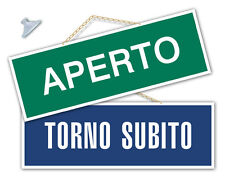 Cartello aperto torno usato  Acate