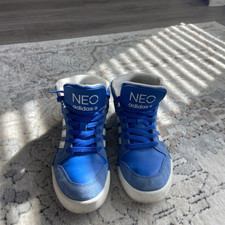 Tênis de basquete Adidas Neo Raleigh feminino tamanho 7 azul médio comprar usado  Enviando para Brazil