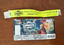 Oasis used ticket for sale  LIVERPOOL