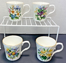 Teacups floral staffordshire for sale  Twelve Mile