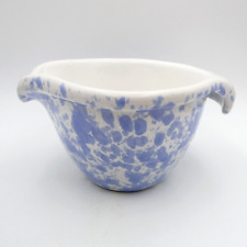 Tigela Bennington Potters Morning Glory ágata azul 1880 5x8 polegadas vintage comprar usado  Enviando para Brazil