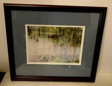 Signed lithograpgh framed for sale  Webster