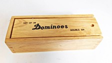 Dominospiel dominosteine holzb gebraucht kaufen  Ahrensbök