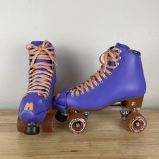 Patins femininos Moxi Beach Bunny tamanho 10 roxo e rosa pêssego MAL USADOS!!! comprar usado  Enviando para Brazil