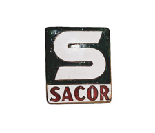CRACHÁ DE GRADE SACOR LATÃO E ESMALTE DÉCADA DE 1950 VINTAGE comprar usado  Enviando para Brazil