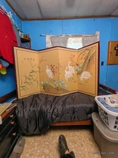 Oriental silk screen for sale  Marion