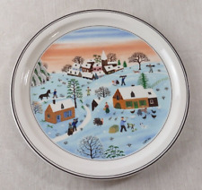Assiette décor hiver d'occasion  Seingbouse
