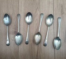 Silver dessert spoons for sale  HOLSWORTHY