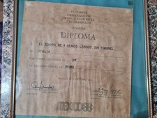 Diploma olimpico originale usato  Roma