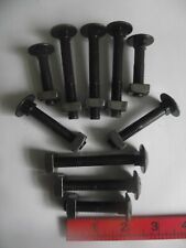 PARAFUSOS DE ÔNIBUS TIPO VINTAGE - 5/16" - 3/8" - 8mm 10mm - PORCAS QUADRADAS - PRETO, usado comprar usado  Enviando para Brazil