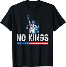 Camiseta unisex No Kings In America We The People Resist bandera de Estados Unidos 4 de julio segunda mano  Embacar hacia Mexico