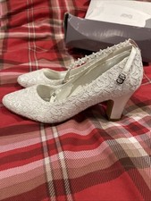 Ivory broidery satin for sale  PRENTON