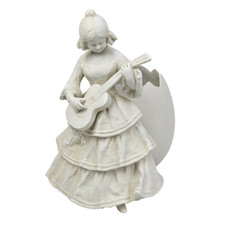 Statuetta bisquit portafiori usato  Carrara