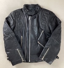 Vintage leather biker for sale  ROYSTON