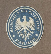 Siegelmarke bayern magistrat gebraucht kaufen  Berlin