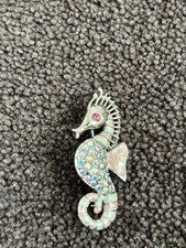 Seahorse brooch pin for sale  STONE