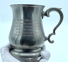 Rare pewter tankard for sale  WETHERBY