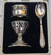Vintage cased christening for sale  BATH