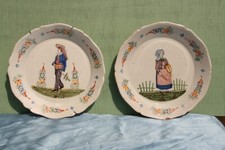 Lot assiettes faience d'occasion  France