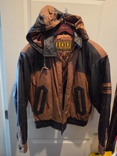 Usado, Jaqueta social masculina IOU Leather Collection multi-butterscotch marrom moda (L)  comprar usado Usado, Jaqueta social masculina IOU Leather Collection multi-butterscotch marrom moda (L)  comprar usado  Enviando para Brazil