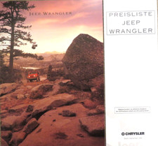 Jeep wrangler prospekt gebraucht kaufen  Weinstadt