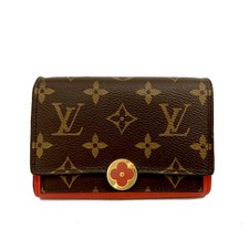 Usado, Carteira bifold compacta Louis Vuitton monograma flor carteira marrom/2BH2984 comprar usado  Enviando para Brazil