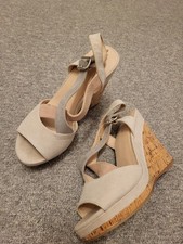 Sandalen schuhe keilabsatz gebraucht kaufen  Deutschland