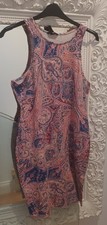 Patterned dress size for sale  MANCHESTER