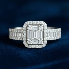 Diamantring 585 14k gebraucht kaufen  Hamburg