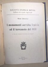 TOPOGRAFIA STORICA IRPINIA MONUMENTI ALTA IRPINIA ED IL TERREMOTO DEL 1930 CHIER comprar usado  Enviando para Brazil