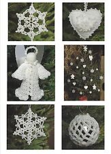crochet christmas decorations for sale  SWANLEY