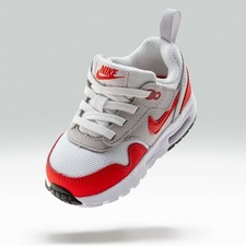 Tênis Nike Air Max 1 infantil branco vermelho cinza tamanho 4C, usado comprar usado  Enviando para Brazil