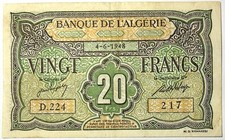 Algérie francs 4 d'occasion  Nice-