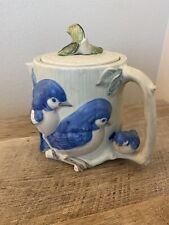 Vintage teapot blue for sale  Monroe