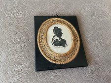 Vintage miniature silhouette for sale  HALIFAX