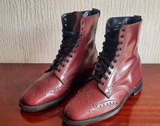 Vintage brogue boots for sale  LONDON