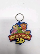 Chaveiro de borracha Muppetvision 3D MUPPETS KERMIT FOZZIE MISS PIGGY comprar usado  Enviando para Brazil