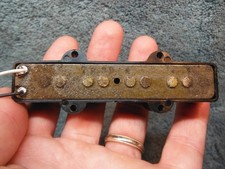 Usado, Vintage 1978 Fender Jazz Bass Bridge Pickup parte inferior cinza antiga guitarra original comprar usado  Enviando para Brazil