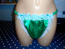 Emerald green satin for sale  SHEFFIELD