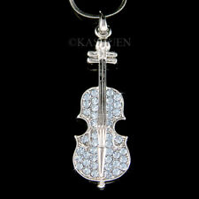 Violincelo violino azul bebê violino feito com colar de música de cristal Swarovski comprar usado  Enviando para Brazil